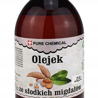 NATURALNY OLEJ ZE SŁODKICH MIGDAŁÓW 0,5L 500ml