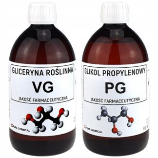 GLICERYNA ROŚLINNA + GLIKOL PROPYLENOWY ZESTAW GLIKOL I GLICERYNA 1l