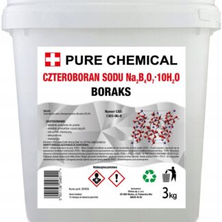 BORAKS CZYSTY BORAX CZTEROBORAN SODU czda 3kg
