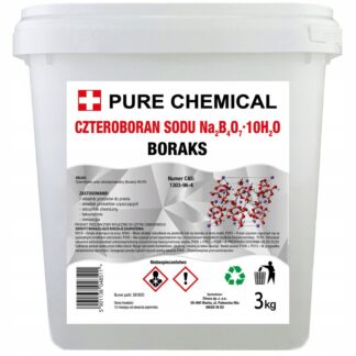 BORAKS CZYSTY BORAX CZTEROBORAN SODU czda 3kg