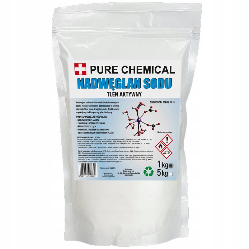 NADWĘGLAN SODU AKTYWNY TLEN PRANIE CZYSZCZENIE 3x 1kg