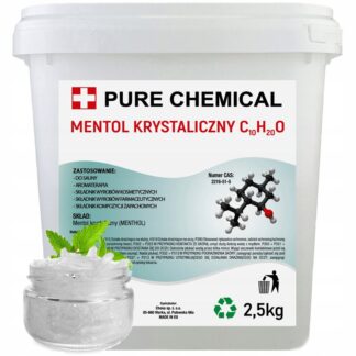 MENTOL KRYSTALICZNY DO SAUNY KRYSZTAŁY 2500g 2,5kg