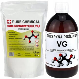 KWAS SZCZAWIOWY 0,5 kg + GLICERYNA 0,6 kg WARROZA