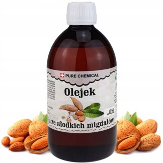 OLEJ MIGDAŁOWY ZE SŁODKICH MIGDAŁÓW 500ml 0,5l