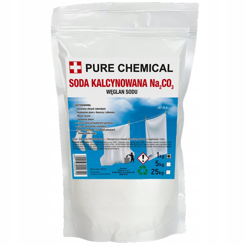 SODA KALCYNOWANA DO PRANIA WĘGLAN SODU 1kg