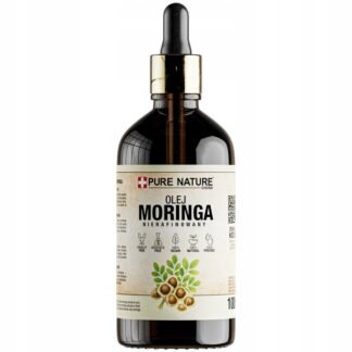 OLEJ MORINGA NATURALNY NIERAFINOWANY ZIMNOTŁOCZONY 100ml