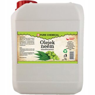 OLEJEK NEEM NIERAFINOWANY NATURALNY TŁOCZONY NA ZIMNO 5l