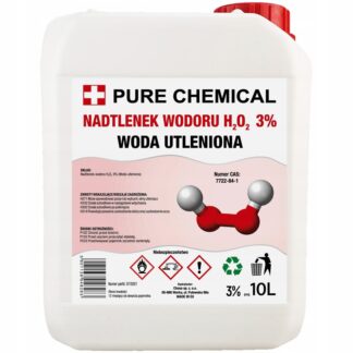 WODA UTLENIONA 3% NADTLENEK WODORU 3% CZDA 10L
