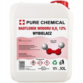 WODA UTLENIONA 12% NADTLENEK WODORU 12% CZDA 10L