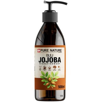 OLEJ JOJOBA NATURALNY TŁOCZONY NA ZIMNO NIERAFINOWANY + DOZOWNIK 500ml