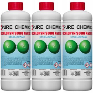 PODCHLORYN SODU 15% CHLOR W PŁYNIE 3L 3x1L