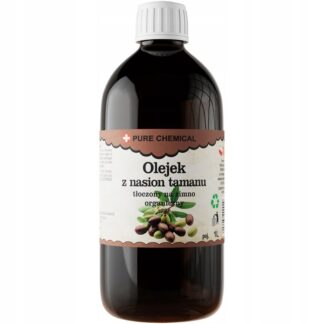 OLEJEK TAMANU NIERAFINOWANY TŁOCZONY NA ZIMNO 1000ml 1l