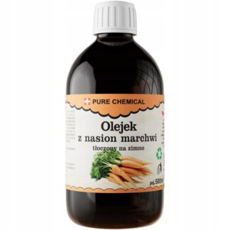 OLEJ Z NASION MARCHWI NIERAFINOWANY TŁOCZONY NA ZIMNO 500ml 0,5l