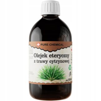 OLEJEK Z TRAWY CYTRYNOWEJ ETERYCZNY NATURALNY BEZ DODATKÓW 500ml 0,5l
