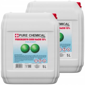 PODCHLORYN SODU 15% CHLOR W PŁYNIE 10L 2x 5L