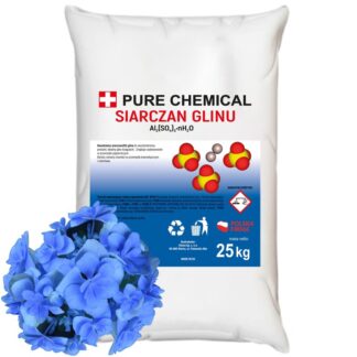 SIARCZAN GLINU CZYSTY NIEBIESKIA HORTENSJA OBNIŻA pH 25kg
