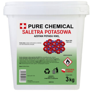 SALETRA POTASOWA AZOTAN POTASU KNO3 BEZ DODATKÓW 99,5% 3kg