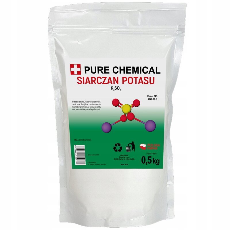 SIARCZAN POTASU CZYSTY 500g 0,5kg
