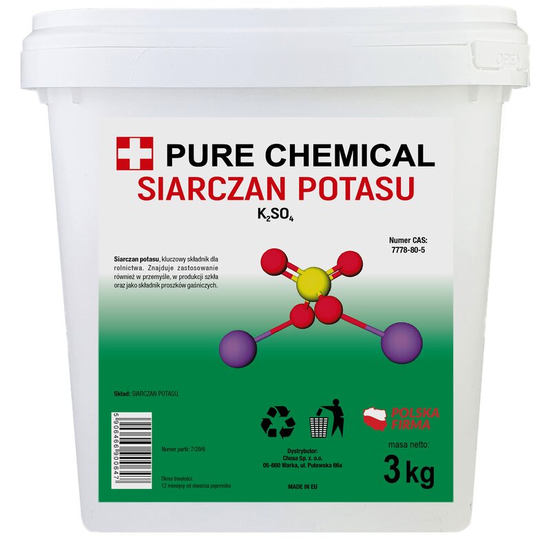 SIARCZAN POTASU CZYSTY 3kg