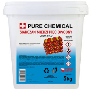 SIARCZAN MIEDZI PIĘCIOWODNY CUSO4 CZYSTY BEZ DODATKÓW 5kg