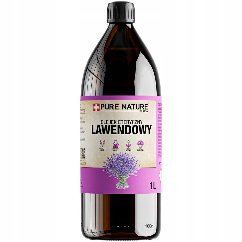 OLEJEK LAWENDOWY NATURALNY OLEJEK ETERYCZNY Z LAWENDY BEZ DODATKÓW 1l