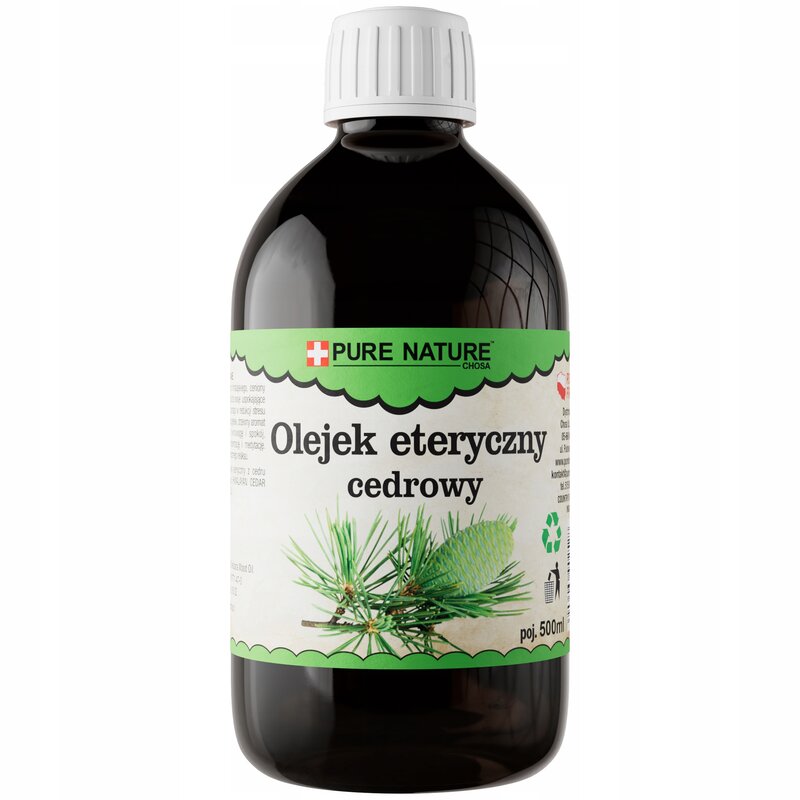 OLEJEK ETERYCZNY CEDROWY NATURALNY OLEJEK Z DRZEWA CEDROWEGO 500ml