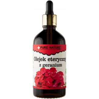 OLEJEK GERANIUM NATURALNY OLEJEK ETERYCZNY Z GERANIUM BEZ DODATKÓW 100ml