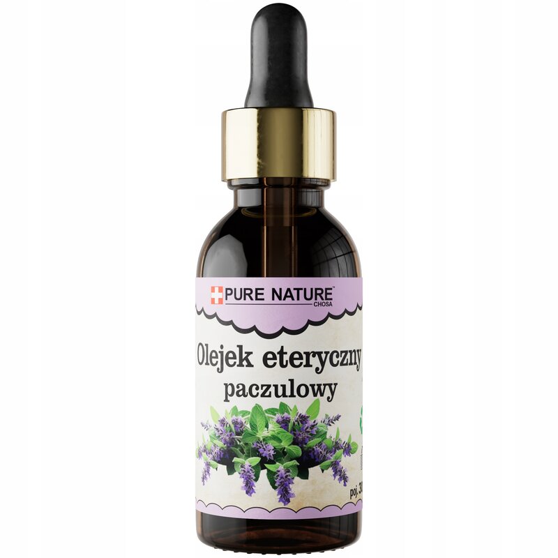 OLEJEK ETERYCZNY PACZULA NATURALNY OLEJEK PACZULI BEZ DODATKÓW 30ml