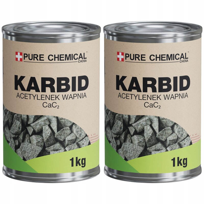 KARBID CZYSTY WĘGLIK WAPNIA 2x 1kg
