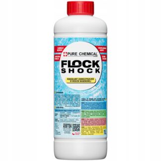 FLOCK SHOCK KOAGULANT DO BASENU EFEKT KRYSTALICZNEJ WODY USUWA MĘTNOŚĆ 1L