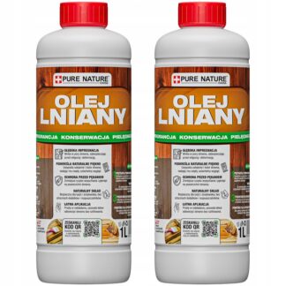 OLEJ LNIANY DO DREWNA NATURALNY OLEJ DO IMPREGNACJI I PIĘLĘGNACJI DREWNA 2L
