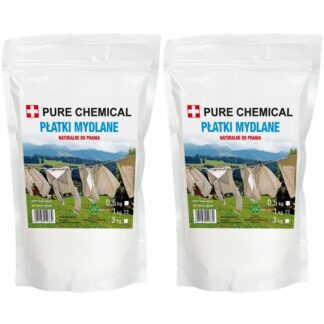 PŁATKI MYDLANE DO PRANIA MYDŁO W PROSZKU NATURALNE 2x 1kg