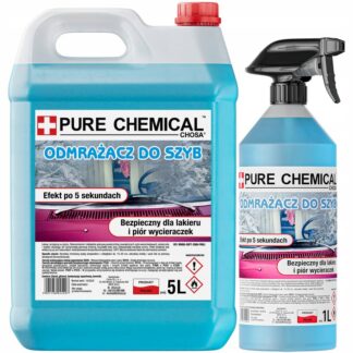 ODMRAŻACZ DO SZYB SAMOCHODOWYCH ZAMKÓW PURE CHEMICAL MOCNY 5L + 1L W SPRAYU