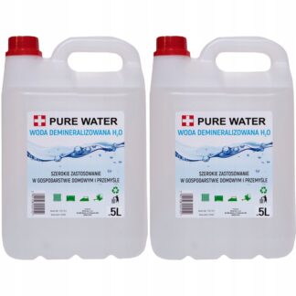 WODA DEMINERALIZOWANA 10L 2x 5L