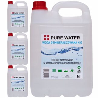 WODA DEMINERALIZOWANA 20L 4x 5L