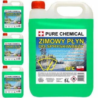 ZIMOWY PŁYN DO SPRYSKIWACZY 20L BEZ SMUG DO -10 ZAPACHOWY DLA KAŻDEGO 4x 5L