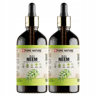 OLEJEK NEEM NIERAFINOWANY NATURALNY TŁOCZONY NA ZIMNO 2x 100ml