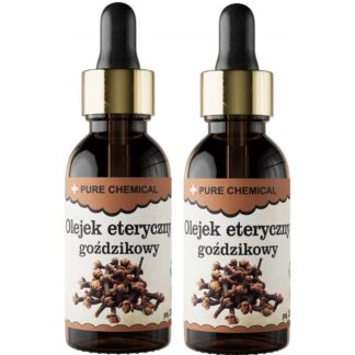OLEJEK GOŹDZIKOWY NATURALNY OLEJEK ETERYCZNY GOŹDZIKOWY BEZ DODATKÓW 2x30ml