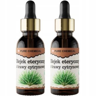 OLEJEK Z TRAWY CYTRYNOWEJ ETERYCZNY NATURALNY BEZ DODATKÓW 2x 30ml