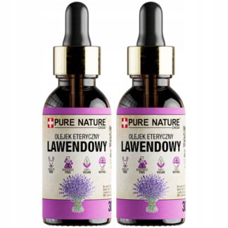 OLEJEK LAWENDOWY NATURALNY OLEJEK ETERYCZNY Z LAWENDY BEZ DODATKÓW 2x 30ml