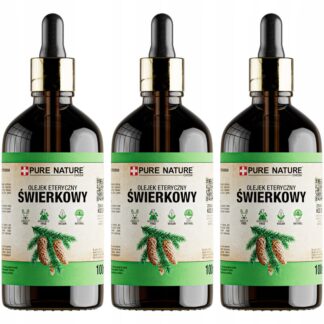 OLEJEK ETERYCZNY ŚWIERK NATURALNY OLEJEK ŚWIERKOWY BEZ DODATKÓW 3x 100ml