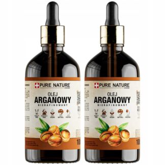 OLEJ ARGANOWY DO WŁOSÓW I CIAŁA MAROKO NIERAFINOWANY ZIMNOTŁOCZONY 2x 100ml