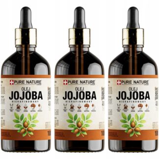 OLEJ JOJOBA NATURALNY TŁOCZONY NA ZIMNO NIERAFINOWANY 3x 100ml