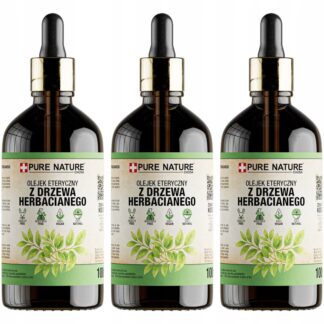 OLEJEK Z DRZEWA HERBACIANEGO ETERYCZNY HERBACIANY NATURALNY 3x 100ml