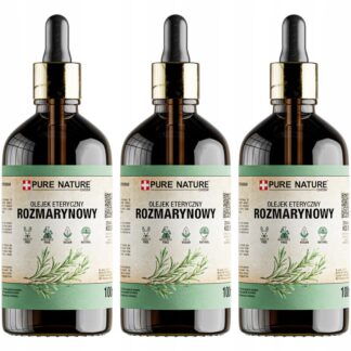 OLEJEK ROZMARYNOWY ETERYCZNY OLEJEK Z ROZMARYNU NATURALNY 3x 100ml