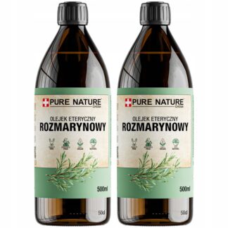 OLEJEK ROZMARYNOWY ETERYCZNY OLEJEK Z ROZMARYNU NATURALNY 1000ml 2x 0,5l