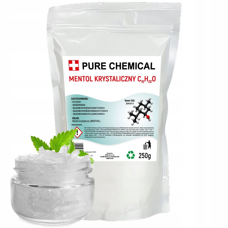 MENTOL KRYSTALICZNY DO SAUNY KRYSZTAŁY 250 gram