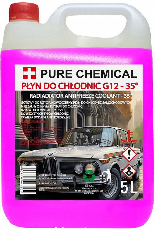 PŁYN DO CHŁODNIC G12/G12+ PŁYN CHŁODNICZY -35C 10L - obrazek 2