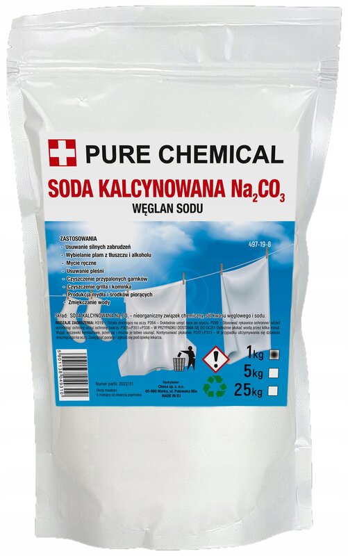 SODA KALCYNOWANA DO PRANIA WĘGLAN SODU 1kg - obrazek 2