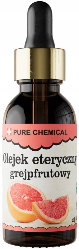 OLEJEK GREJPFRUTOWY ETERYCZNY NATURALNY ENERGETYZUJĄCY BEZ DODATKÓW 30ml - obrazek 2